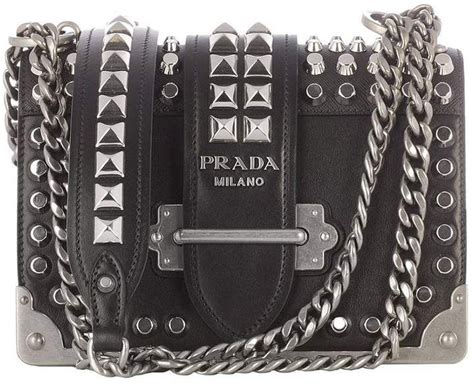 sparkling prada bag|Prada bag with studs.